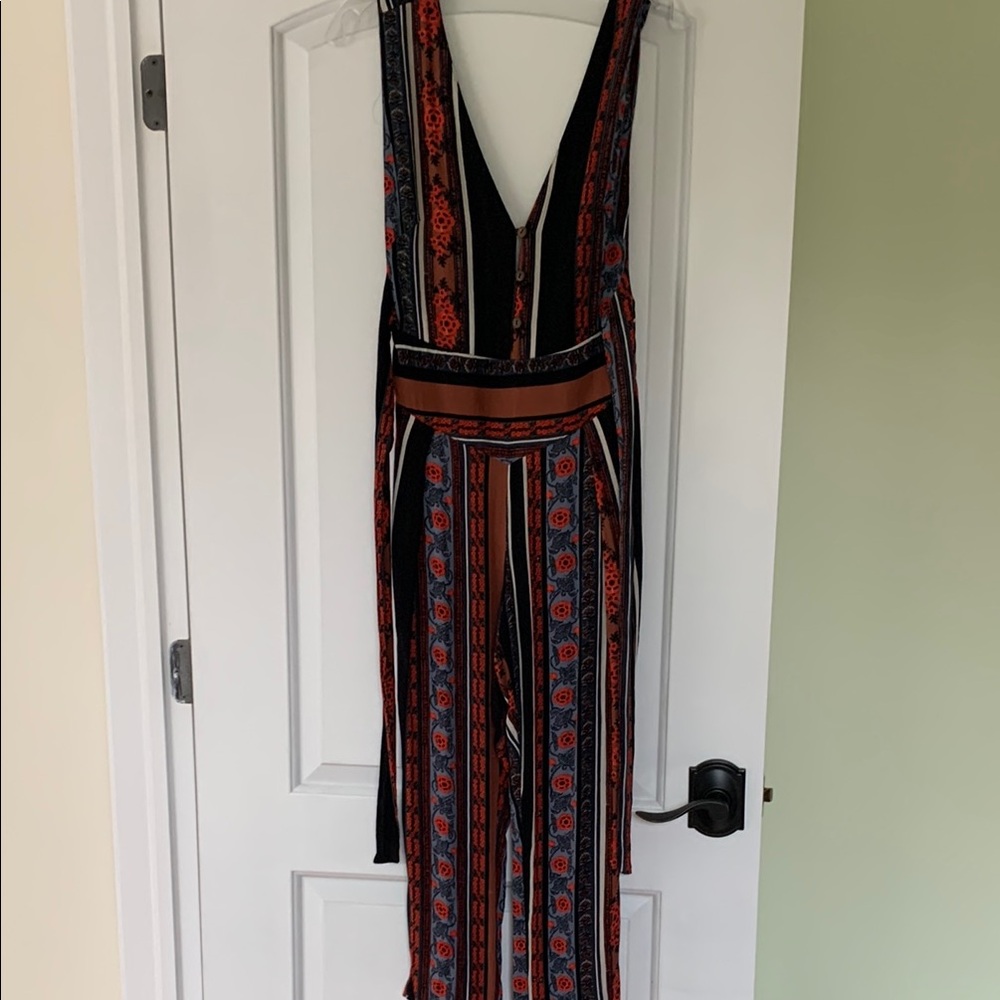 Free People Sleeveless Jumpsuit with V-Neckline - Picture 6 of 8